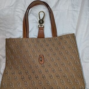 Dooney & Bourke Brown Monogram Tote